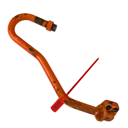 Kort rör höger bomcylinder